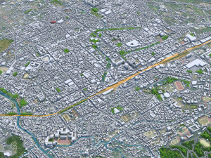 Hsinchu city Taiwan 50km Modelo 3D