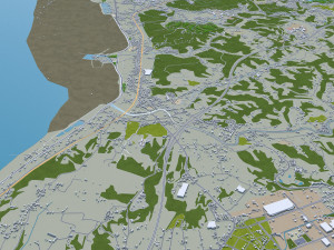 Hsinchu city Taiwan 50km Modelo 3D