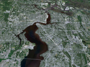 Jacksonville city Florida USA 80km 3D Model