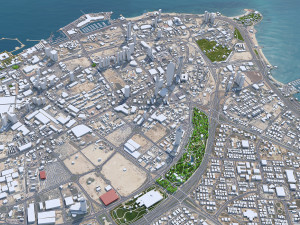 Kuwait city 80km Modelo 3D