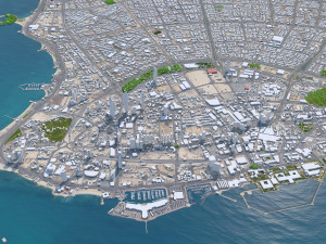 Kuwait city 80km Modelo 3D