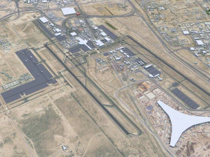 Kuwait city 80km 3D Model
