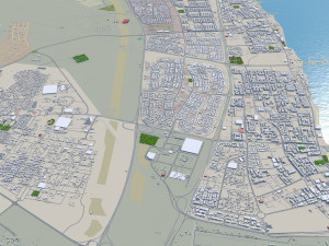 Kuwait city 80km Modelo 3D