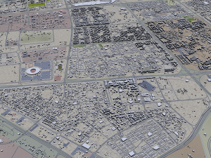 Kuwait city 80km Modelo 3D
