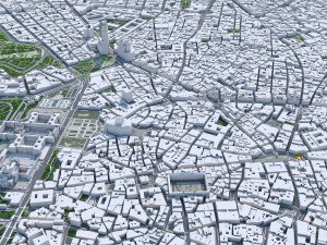 Madrid city Spain 80km Modelo 3D