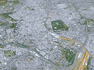 Madrid city Spain 80km Modelo 3D