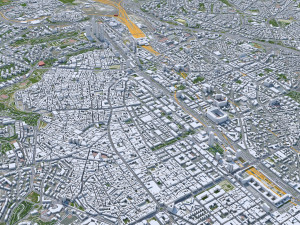 Madrid city Spain 80km Modelo 3D