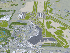Madrid city Spain 80km Modelo 3D