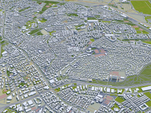 Madrid city Spain 80km Modelo 3D
