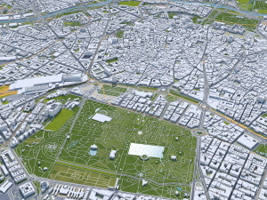 Madrid city Spain 80km Modelo 3D