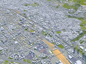 Madrid city Spain 80km Modelo 3D