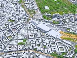 Madrid city Spain 80km Modelo 3D