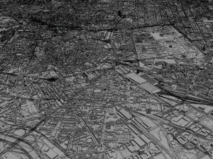Madrid city Spain 80km Modelo 3D