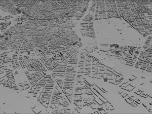 Madrid city Spain 80km Modelo 3D