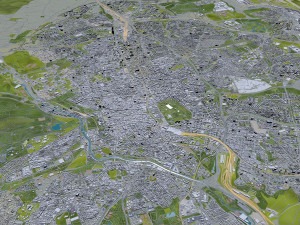 Madrid city Spain 80km Modelo 3D