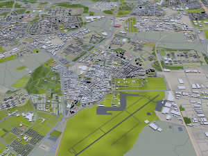 Madrid city Spain 80km Modelo 3D