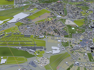 Madrid city Spain 80km Modelo 3D