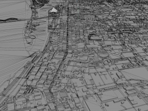 Memphis city Tennessee USA 90km 3D मॉडल