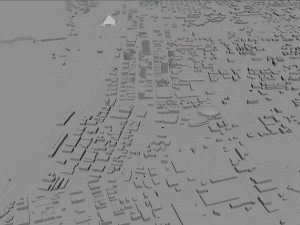 Memphis city Tennessee USA 90km 3D मॉडल