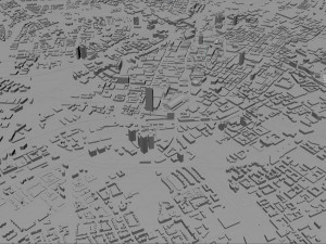Manchester city UK 60km Modello 3D