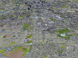 Manchester city UK 60km Modello 3D