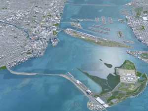 Miami city Florida USA 40km Modello 3D