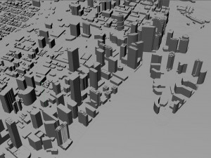 Miami city Florida USA 40km Modello 3D