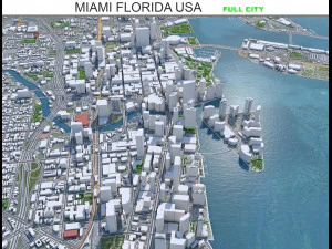 Kota Miami Florida AS 40km Model 3D