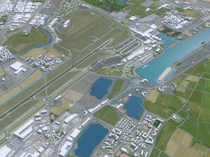 Milan city Italy 50km Modelo 3D