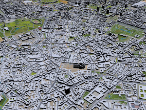Milan city Italy 50km Modelo 3D