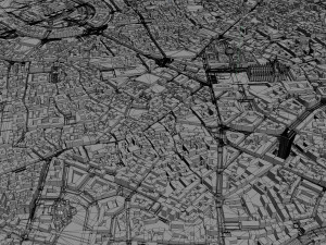 Milan city Italy 50km Modelo 3D