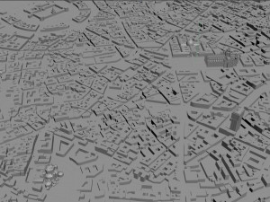 Milan city Italy 50km Modelo 3D