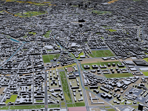 Milan city Italy 50km Modelo 3D