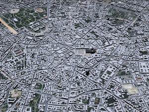Milan city Italy 50km Modelo 3D