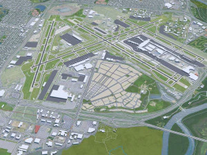 Minneapolis Minnesota USA 40km 3D Model