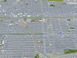 Minneapolis Minnesota USA 40km 3D Model