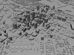 Minneapolis Minnesota USA 40km 3D Модель