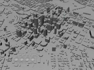 Minneapolis Minnesota USA 40km 3D Model