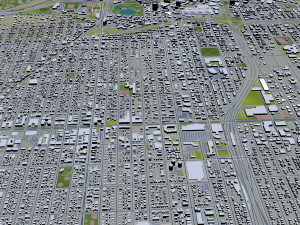 Minneapolis Minnesota USA 40km 3D Модель