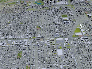 Minneapolis Minnesota USA 40km 3D Model