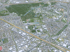 Moscow city Russia 150km Modèle 3D
