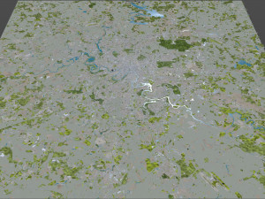 Moscow city Russia 150km Modèle 3D