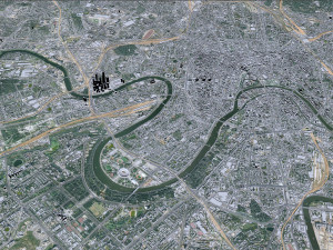 Moscow city Russia 150km Modèle 3D