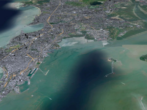 Mumbai city India 50km 3D Model