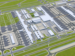 Munich city Germany 90km Modelo 3D