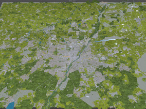Munich city Germany 90km Modelo 3D