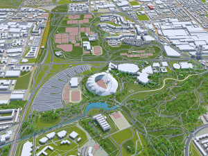 Munich city Germany 90km Modelo 3D