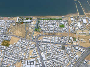 Muscat city Oman 60km 3D Модель