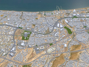 Muscat city Oman 60km 3D Модель