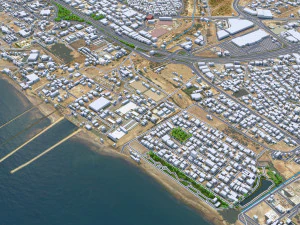 Muscat city Oman 60km 3D Model